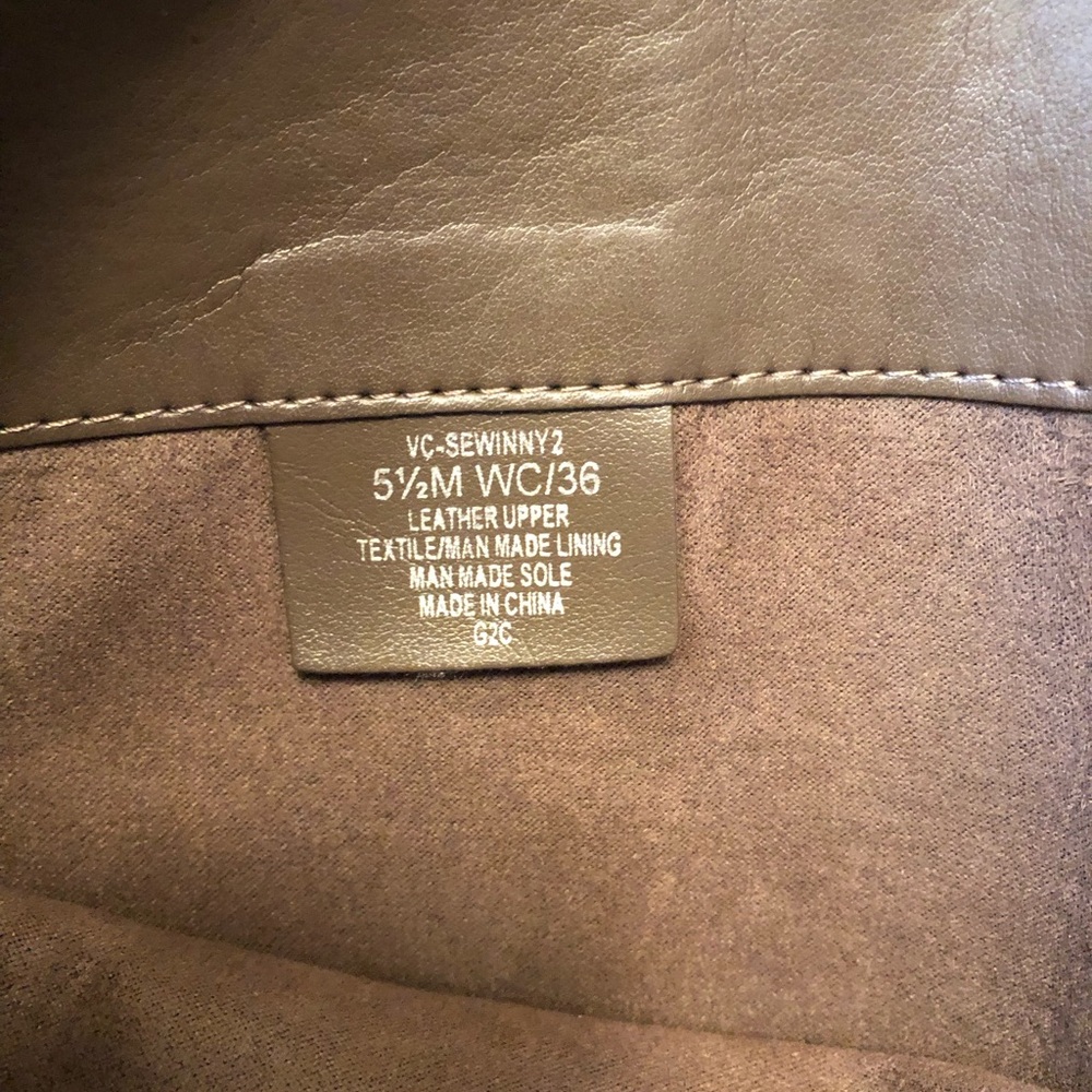 Vince Camuto Genuine Suede Over The Knee Boots,sz 5.5M,2,25”heel,new,beige/taupe - Picture 8 of 9